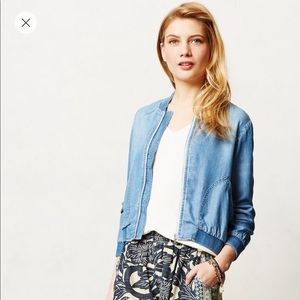 Chambray Bomber Jacket